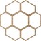Ekena Millwork Florin Wood Fretwork Pierced Ceiling Medallion, Red Oak, 28"OD x 9 7/8"ID x 3/8"T CMWP28X28X0375FORO - alternate 3